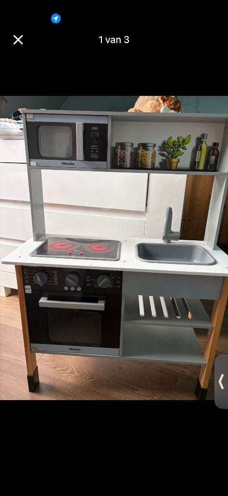 Speelgoedkeukentje miele, Ophalen, Zo goed als nieuw, Hout, Speelkeuken