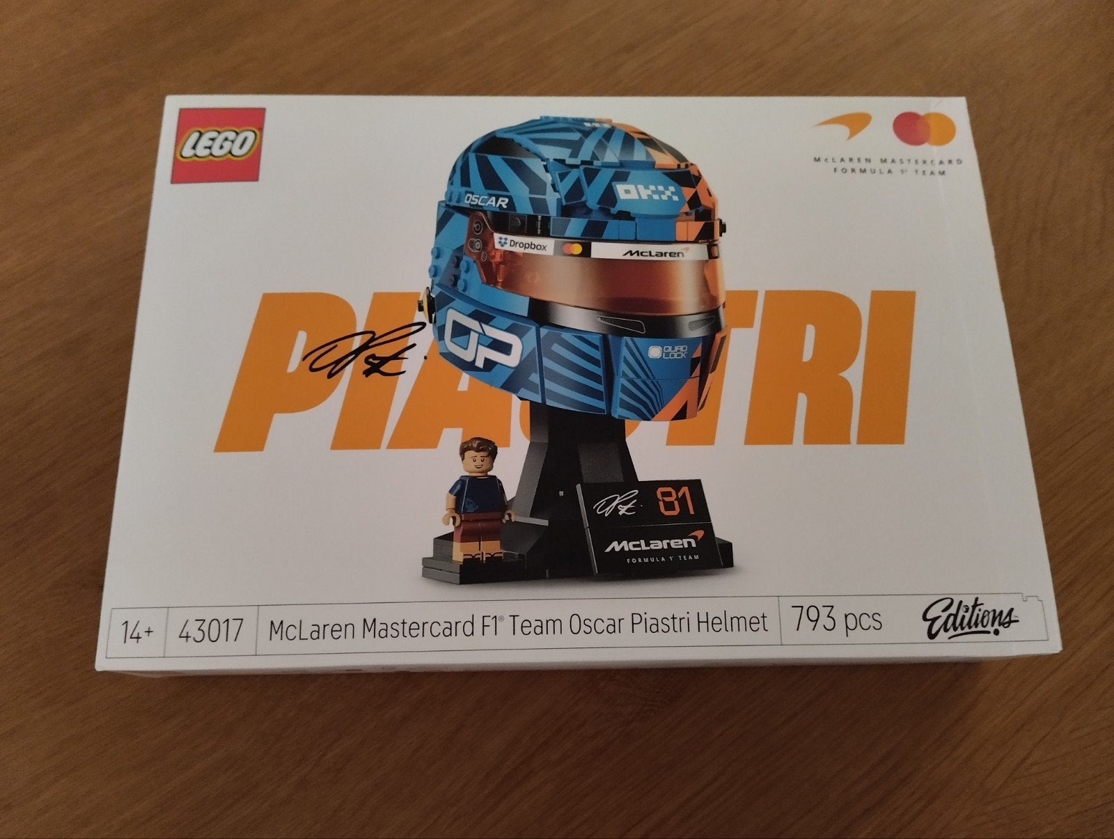 Lego 43017 éditions Mc Laren MasterCard F1, Envoi