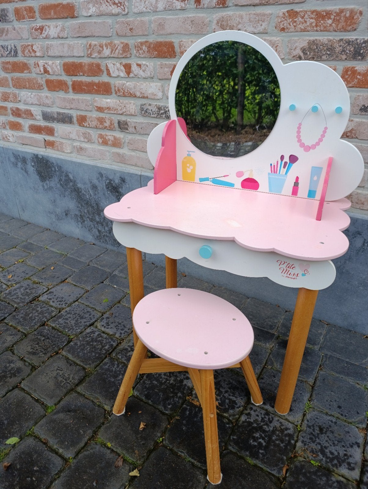 Janod — Coiffeuse en bois personnalisable pour Little Miss, Enlèvement, Utilisé, Meuble ou Kitchenette