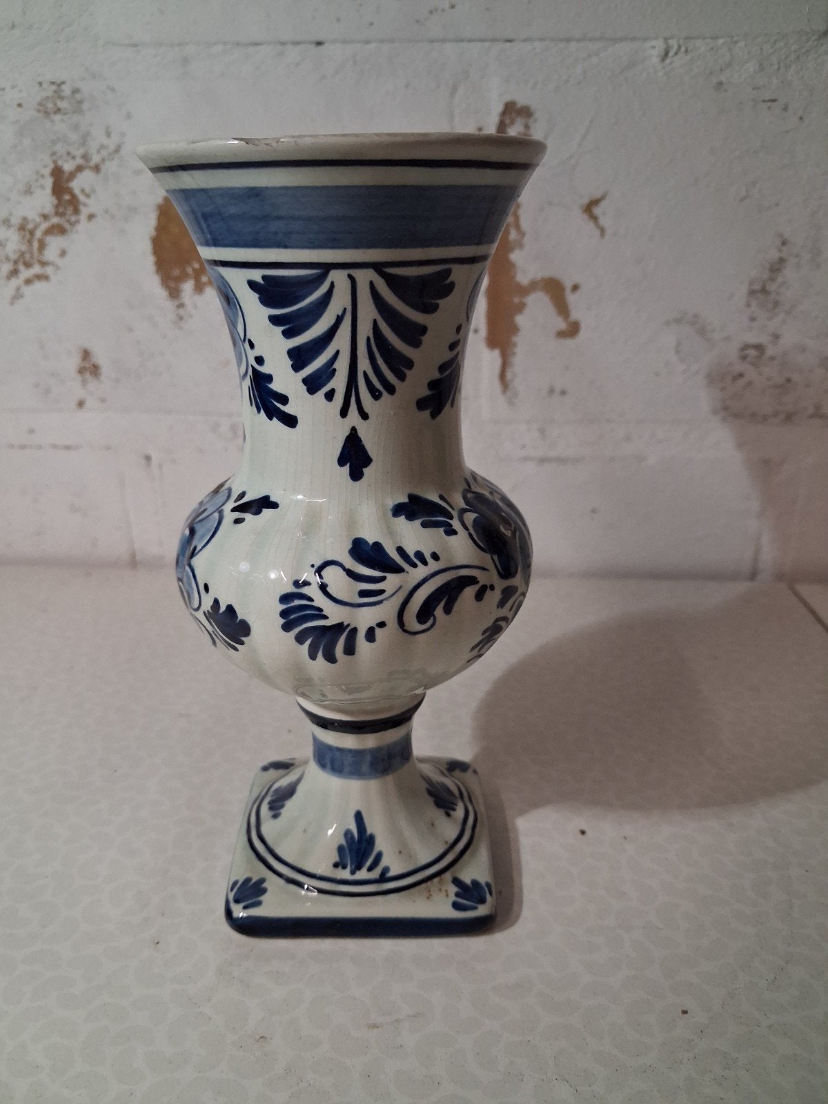 Delfts blauwe buikvaasje, Antiek en Kunst, Ophalen of Verzenden