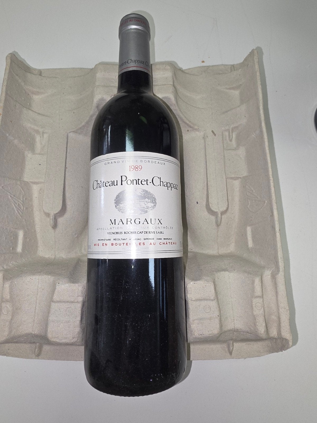 Dit is een Château Pontet-Chappaz Margaux 1989., Ophalen