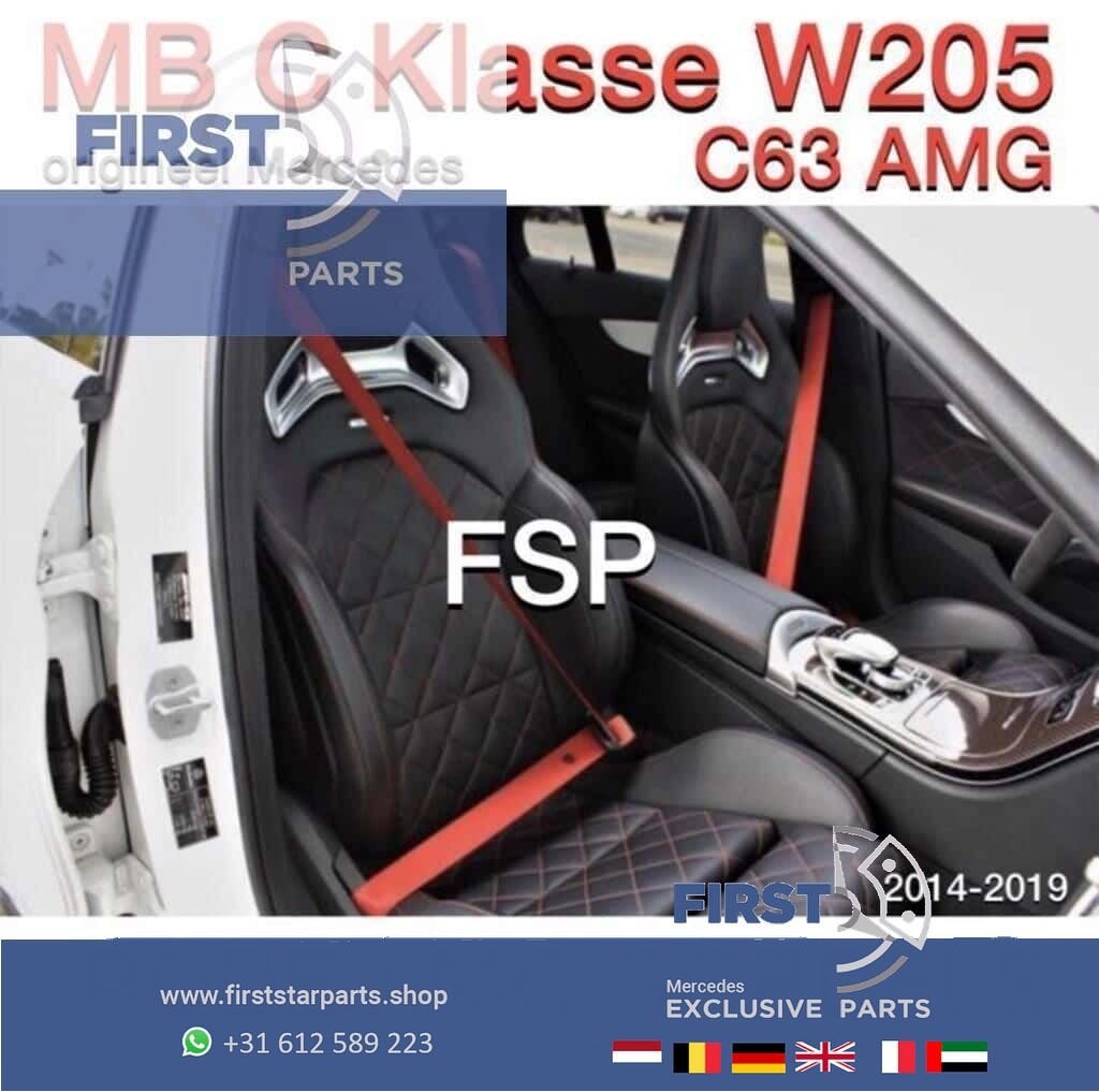 W205 C43 C63 S rode AMG Gordels Set origineel Mercedes C Kla, Utilisé, -, -, Enlèvement ou Envoi