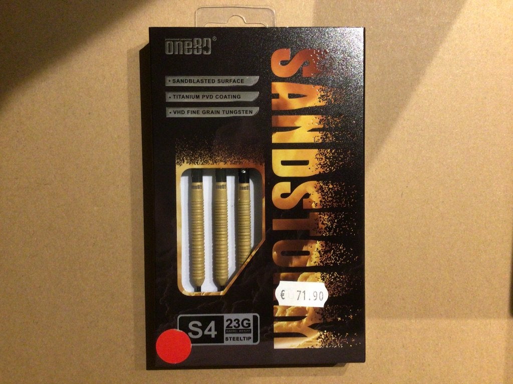 Darts One80 Sandstorm S4 , 23g, Ophalen, Zo goed als nieuw, Pijlen