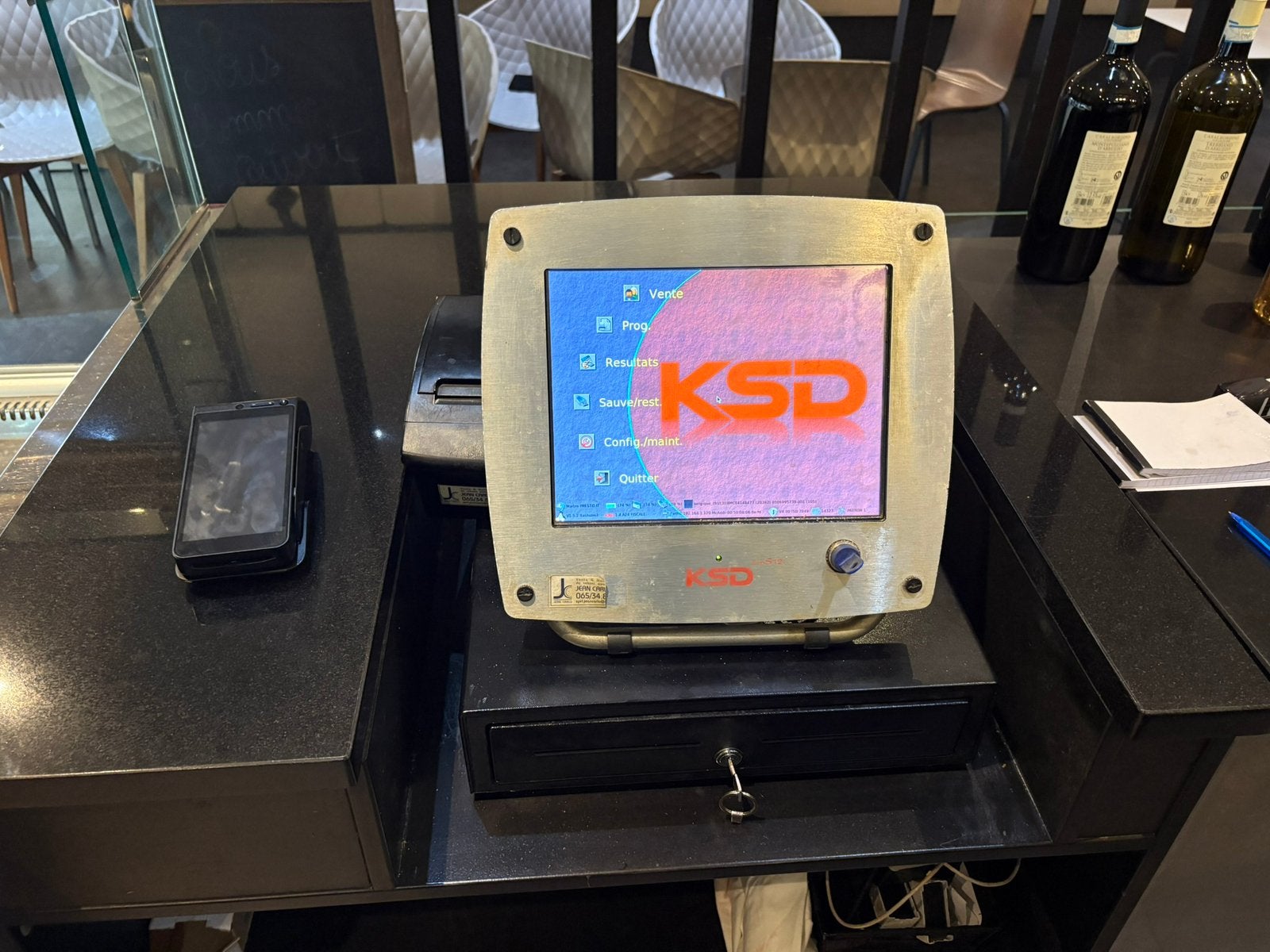 Caisse ksd, Enlèvement, Utilisé