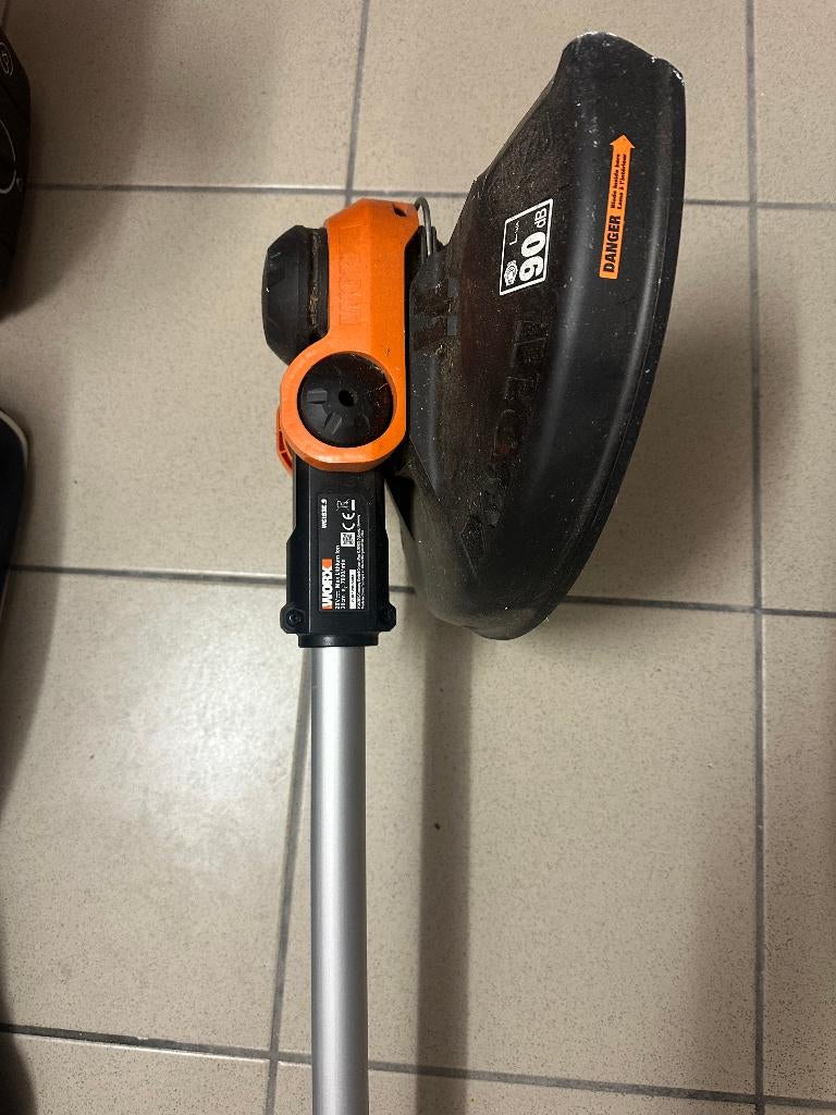 WORX WG163E.9 Accu grastrimmer, Worx, Comme neuf, 30 à 50 cm, Enlèvement