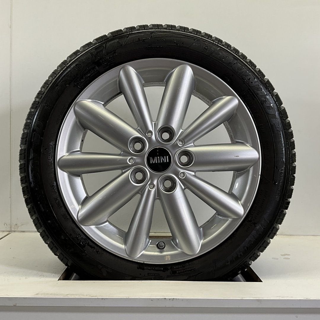 MINI COOPER VELGEN WINTERBANDEN F55 F56 F57 STYLING JCW 508, Gebruikt, 175 mm, -, Banden en Velgen