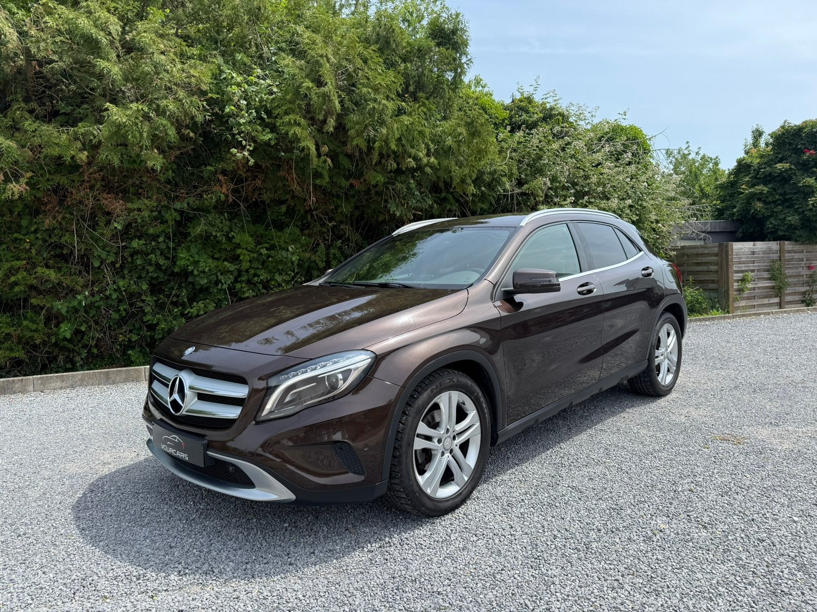 Mercedes-Benz GLA 200d 4-Matic * XENON * LEDER * EURO 6, 4 cilinders, Bruin, Leder, Bedrijf
