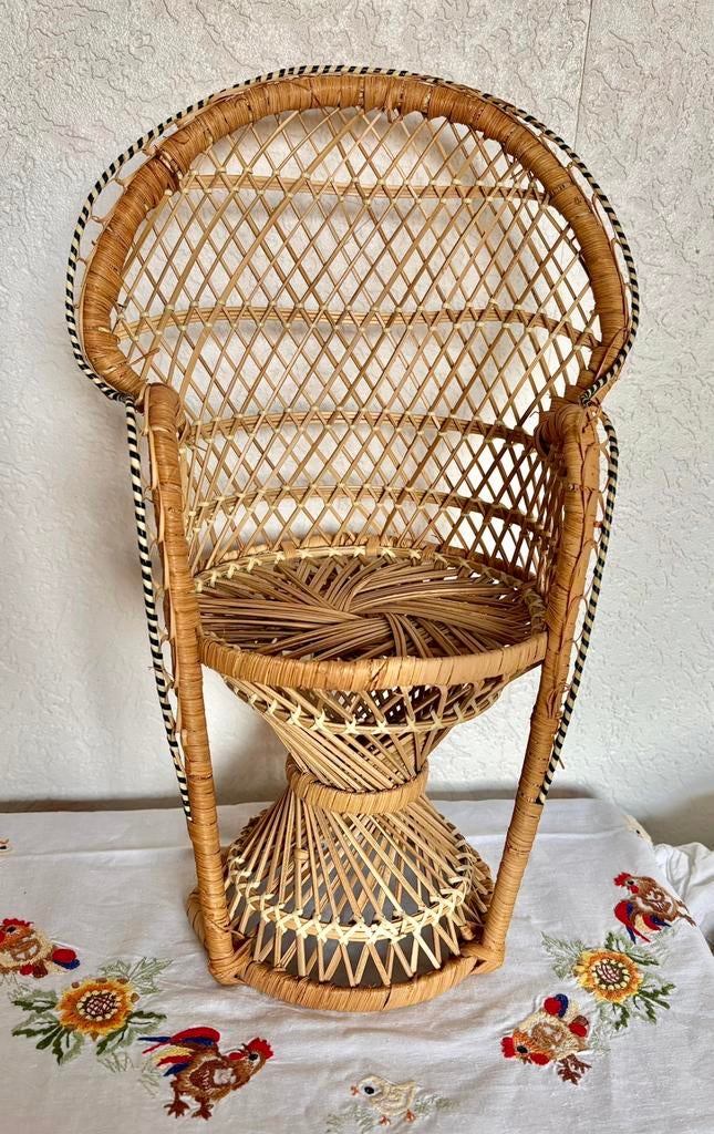 Leuke rotan pauwenstoel, Enlèvement
