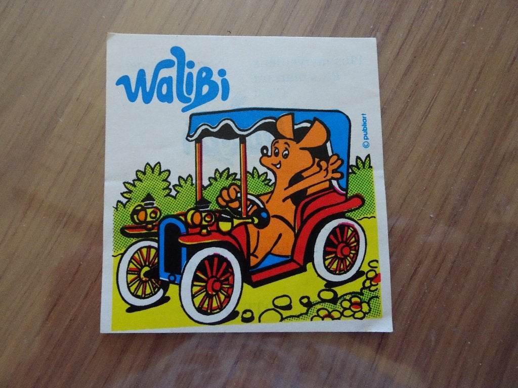 Autocollant Walibi - Côte d'or, Collections, Enlèvement ou Envoi, Autres personnages, Comme neuf, Image, Affiche ou Autocollant