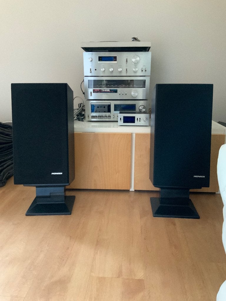 Vintage Pioneer Blue Line HIFI-set + speakers, Audio, Tv en Foto, Ophalen, Zo goed als nieuw, Cassettedeck, Pioneer
