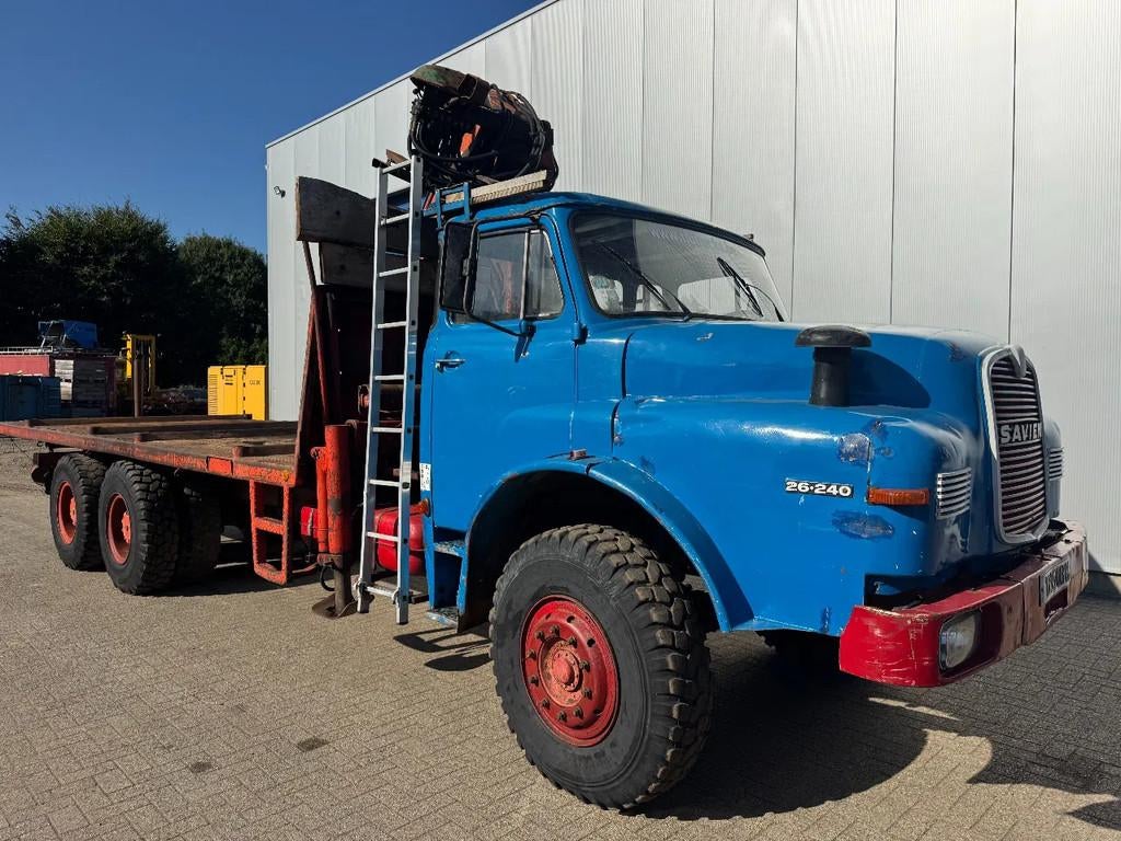 MAN 26.240 *6CYL-FRENCH TRUCK* (bj 1975), Auto's, Achterwielaandrijving, Blauw, MAN, Bedrijf