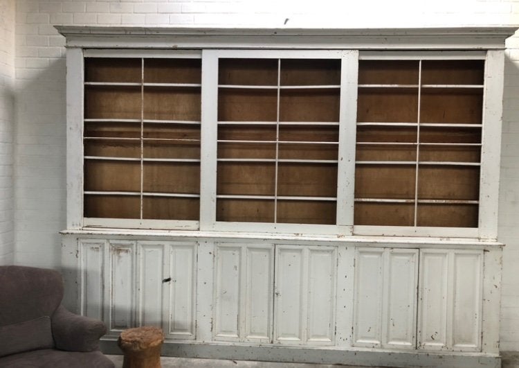 Kast buffet vitrine bibliotheek schollkast, Ophalen