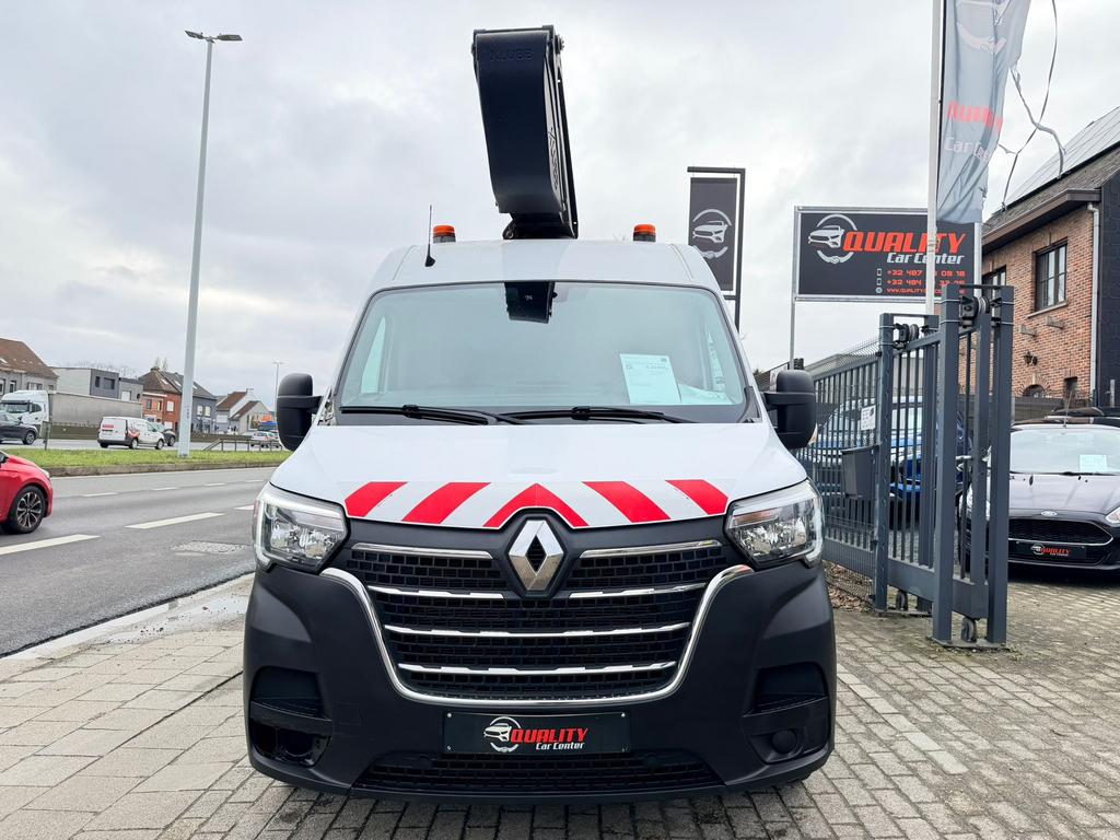 Renault Master Hoogtewerker 12,5m 2020 109dkm 2.3dci 3zitpl, Auto's, Voorwielaandrijving, Stof, Euro 6, 4 cilinders