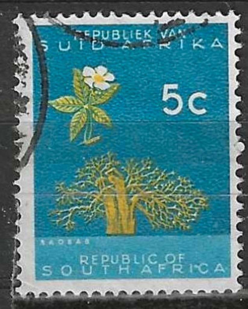 Zuid-Afrika 1962/1963 - Yvert 269 - Flora en Fauna  (ST), Postzegels en Munten, Postzegels | Afrika, Verzenden, Zuid-Afrika, Gestempeld