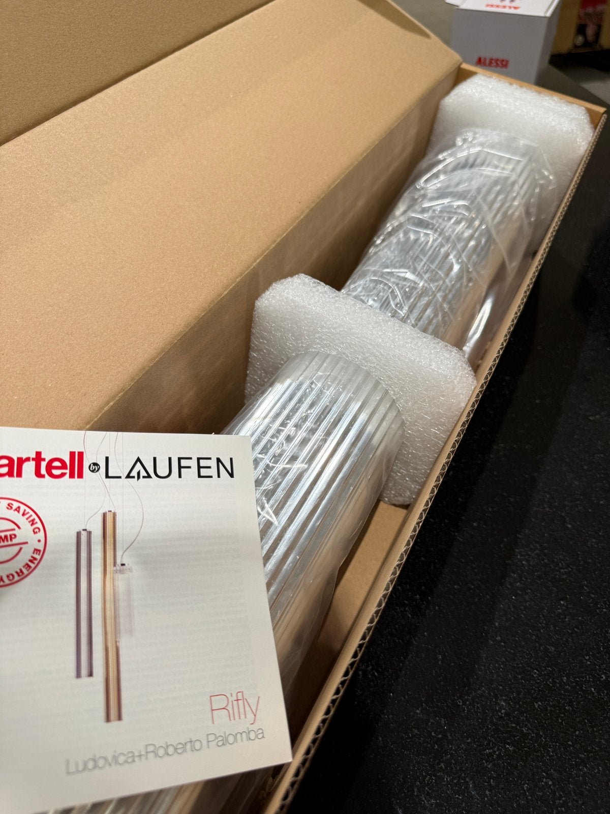 Lampe de plafond Kartell Rilfy NEW, Enlèvement ou Envoi, Neuf, Plafonnier