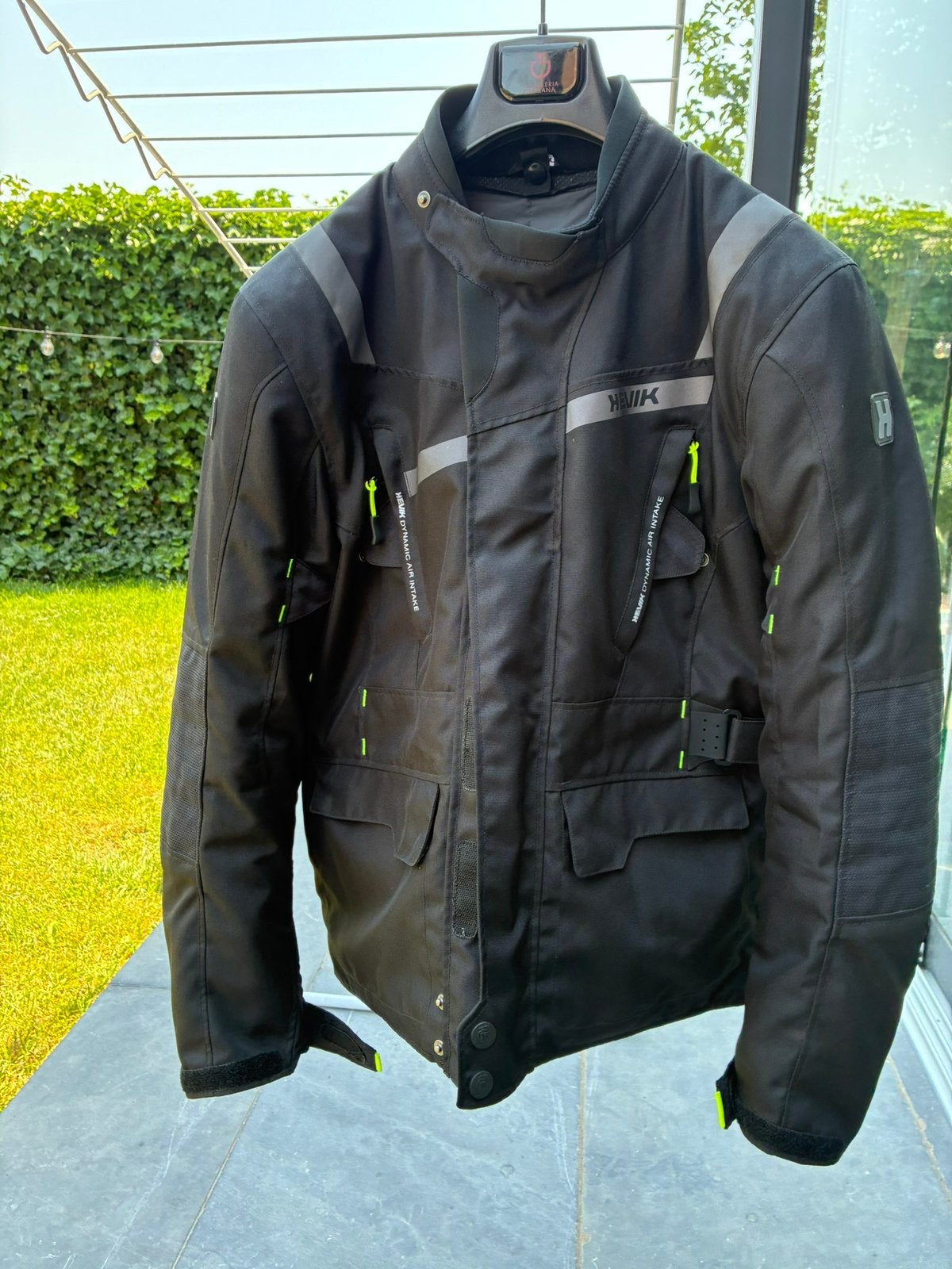 Hevik motojas zwart extien maat L   in uitstekende staat, Ophalen, Nieuw zonder kaartje, Heren, Jas | textiel