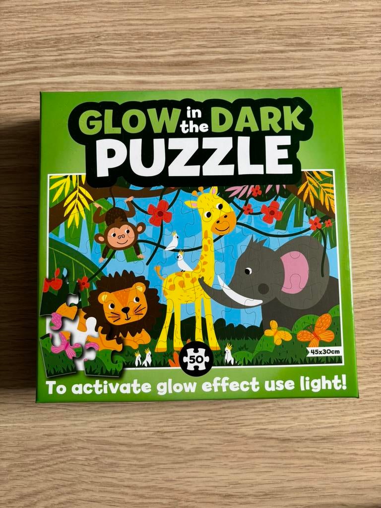Puzzel “Wilde dieren” van 50 stukjes, Ophalen, Zo goed als nieuw
