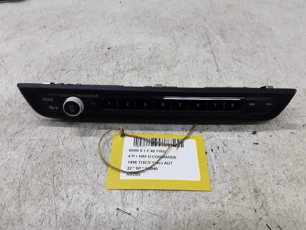 RADIO BMW 1 serie (F40) (01-2019/-) (61315A47C5001), Auto-onderdelen, Gebruikt, Mevr. I. Hauben, BMW, Rue de l'Espoir 34 34
4030  GRIVEGNÉE, BE