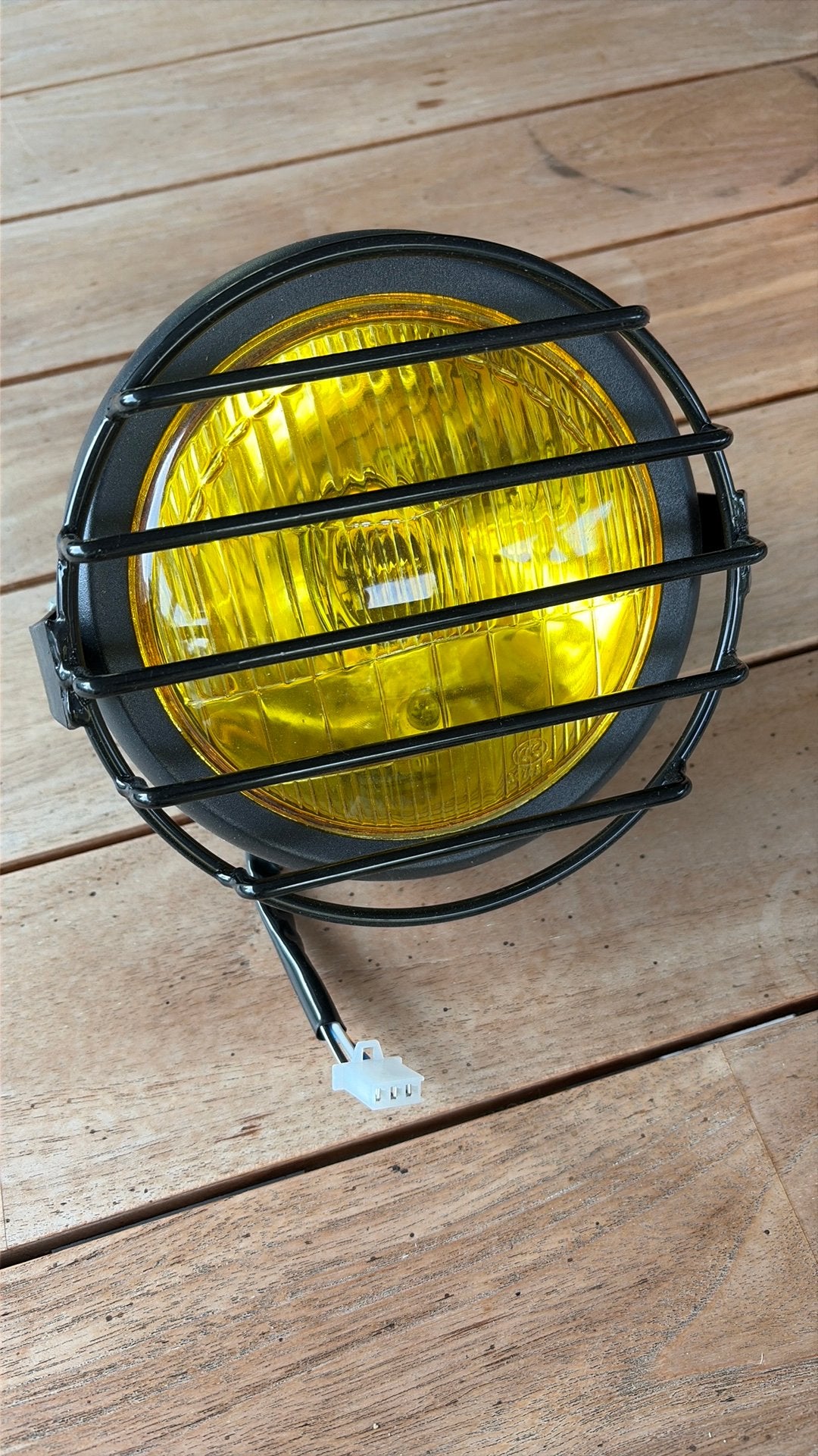 Voorlicht - motorlamp voor cafe racer, Ophalen