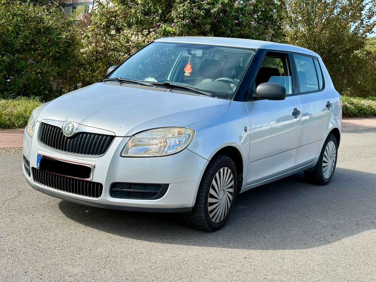 Skoda fabia 1.2 essence 2008 5 porte, Autos, Argent ou Gris, Achat, Boîte manuelle, Noir