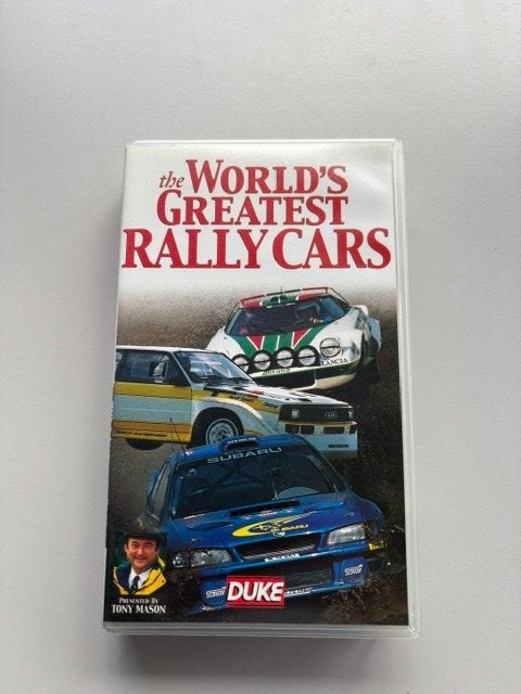 The World greatest Rally Cars VHS, CD & DVD, VHS | Film, Enlèvement ou Envoi, Anglais, Tous les âges, Comme neuf