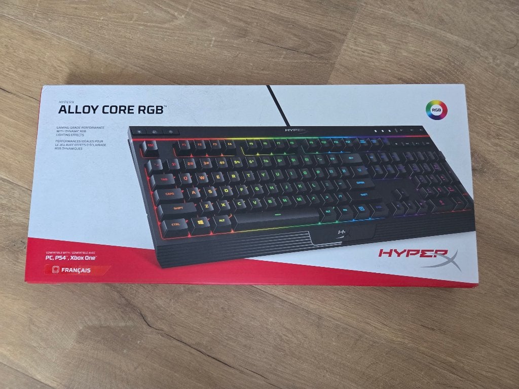 HyperX keyboard RGB, Computers en Software, Ophalen, HyperX, Nieuw, Qwerty