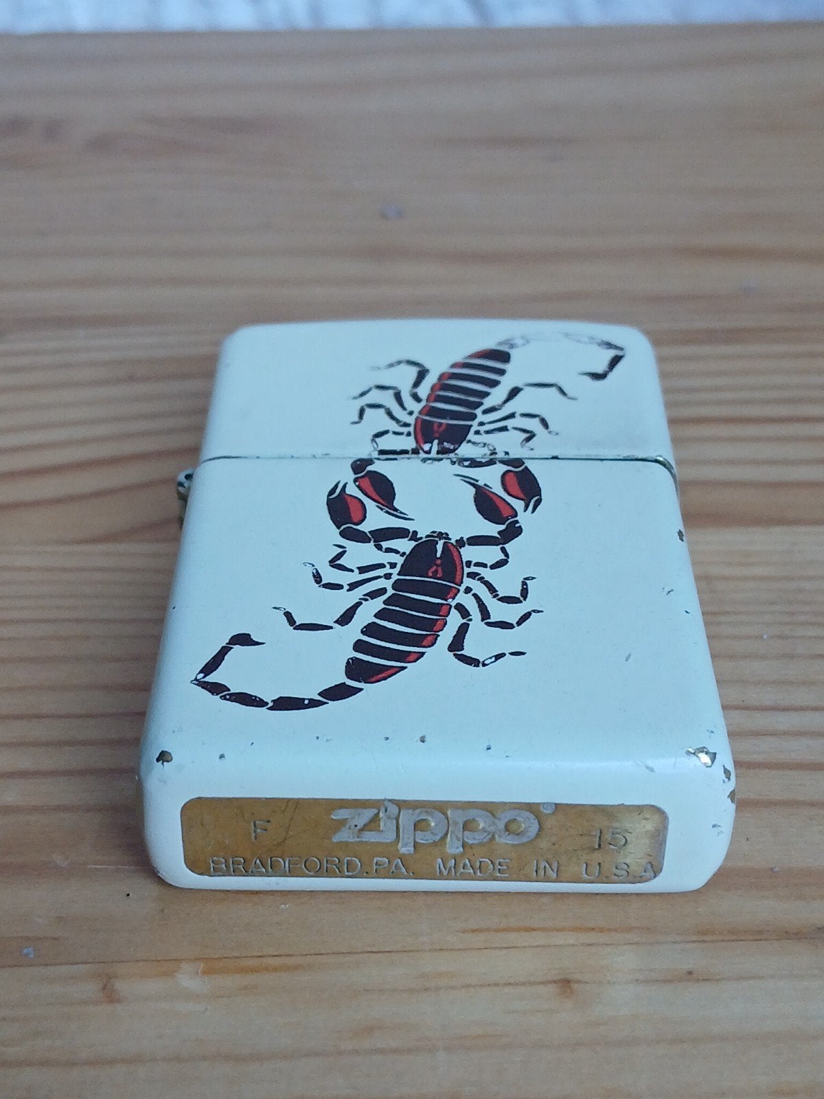 Zippo Briquet Scorpion, Enlèvement, Briquet