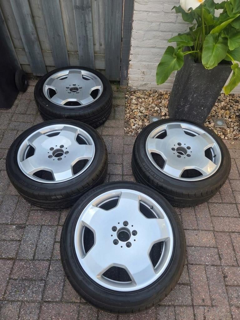 Originele mercedes 18 inch velgen breedset, Ophalen, Band(en)