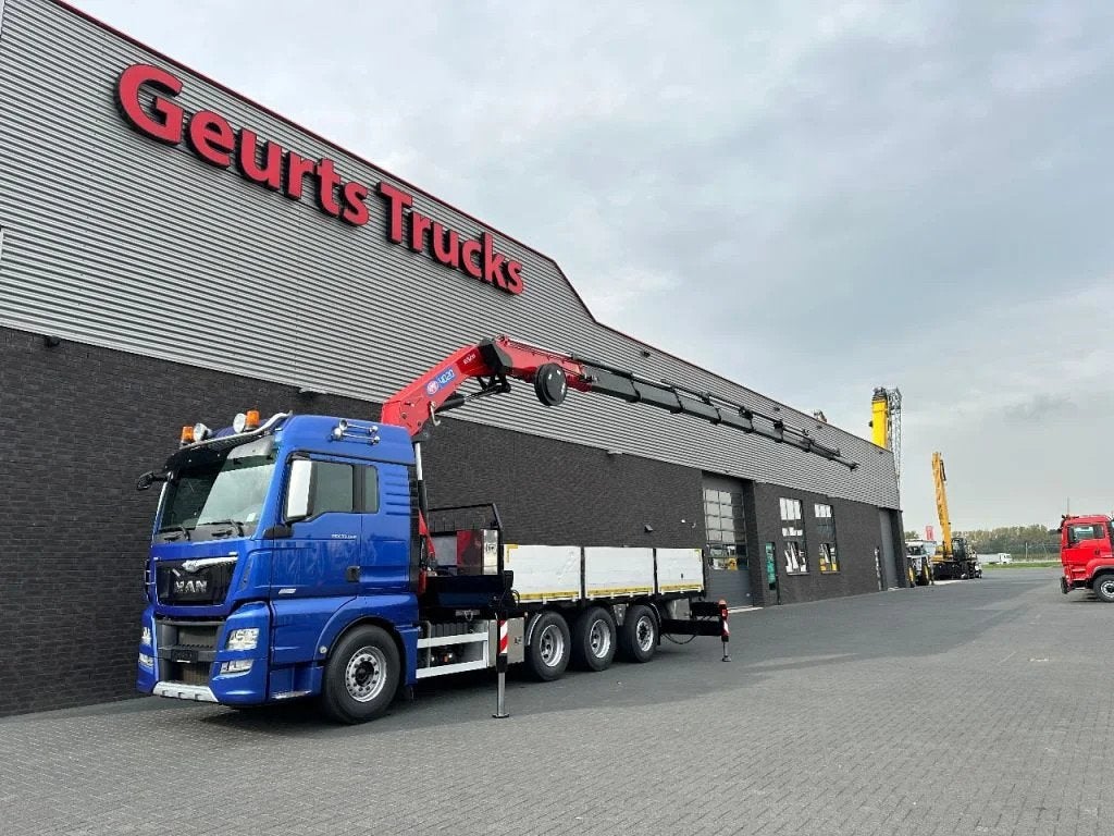 MAN TGX 33.560 8X4 TRIDEM + HMF 4020-K8 KRAAN/KRAN/CRANE/GRU, Autos, Achat, Euro 6, MAN, Diesel