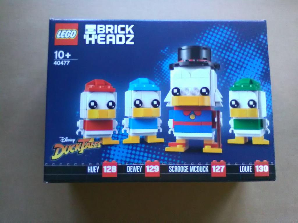 Lego 40477  – Dagobert Duck, Kwik, Kwek en Kwak – NIEUW, BrickHeadz, Lego, Nieuw, Ophalen of Verzenden