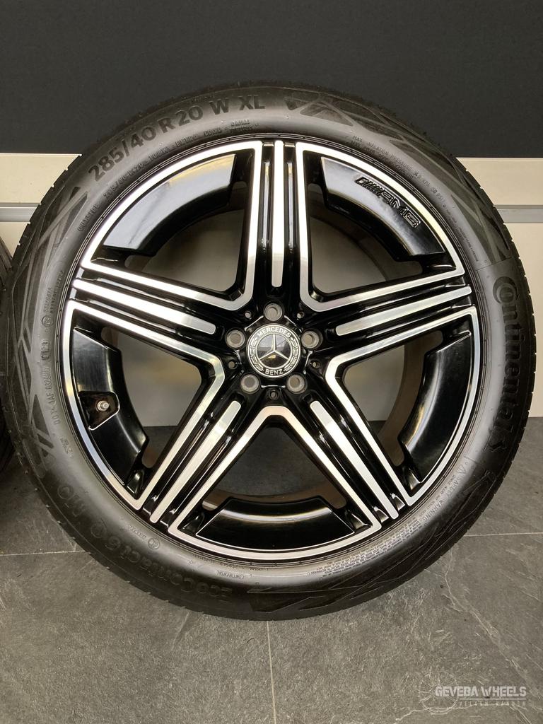 20” originele Mercedes GLC W254 AMG velgen + banden 5x112, Autos : Pièces & Accessoires, Pneus & Jantes, Pneus et Jantes, Pneus été