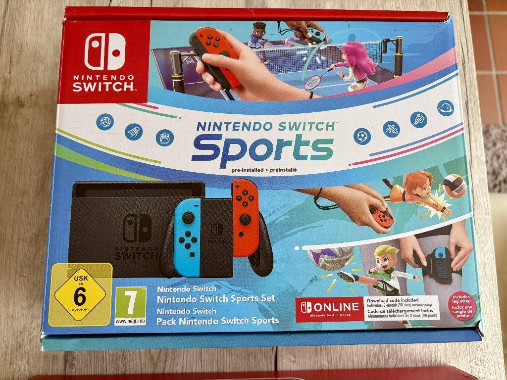 Nintendo Switch + Sports Bundle, Games en Spelcomputers, Ophalen, Zo goed als nieuw, 3 spelers of meer, Sport