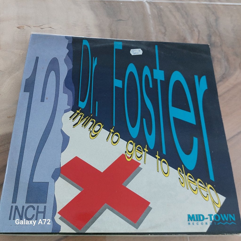 dr foster trying to get to sleep 12 inch maxi, CD & DVD, Vinyles | Dance & House, 12 pouces, Hardcore, Enlèvement ou Envoi, Utilisé