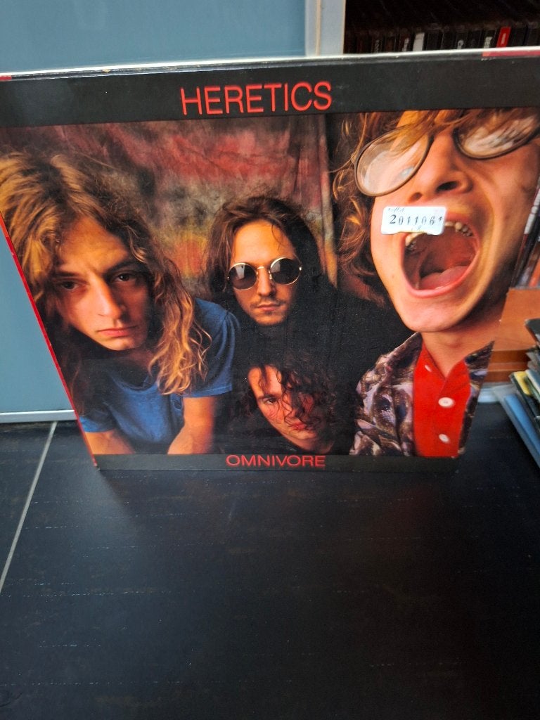 lp - heretics - omnivore - bak 3, LP, Rock, Ophalen of Verzenden, Zo goed als nieuw