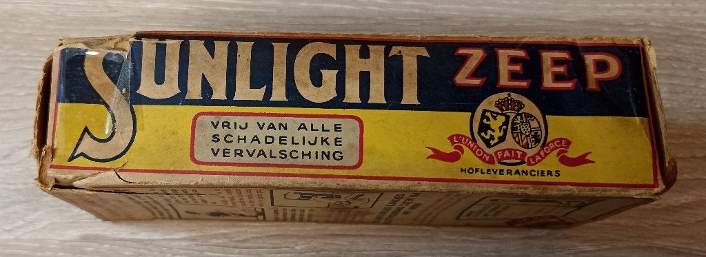 Authentique boîte de savon Sunlight d'époque 1939/40 ww2, Envoi, Armée de terre, Autres types