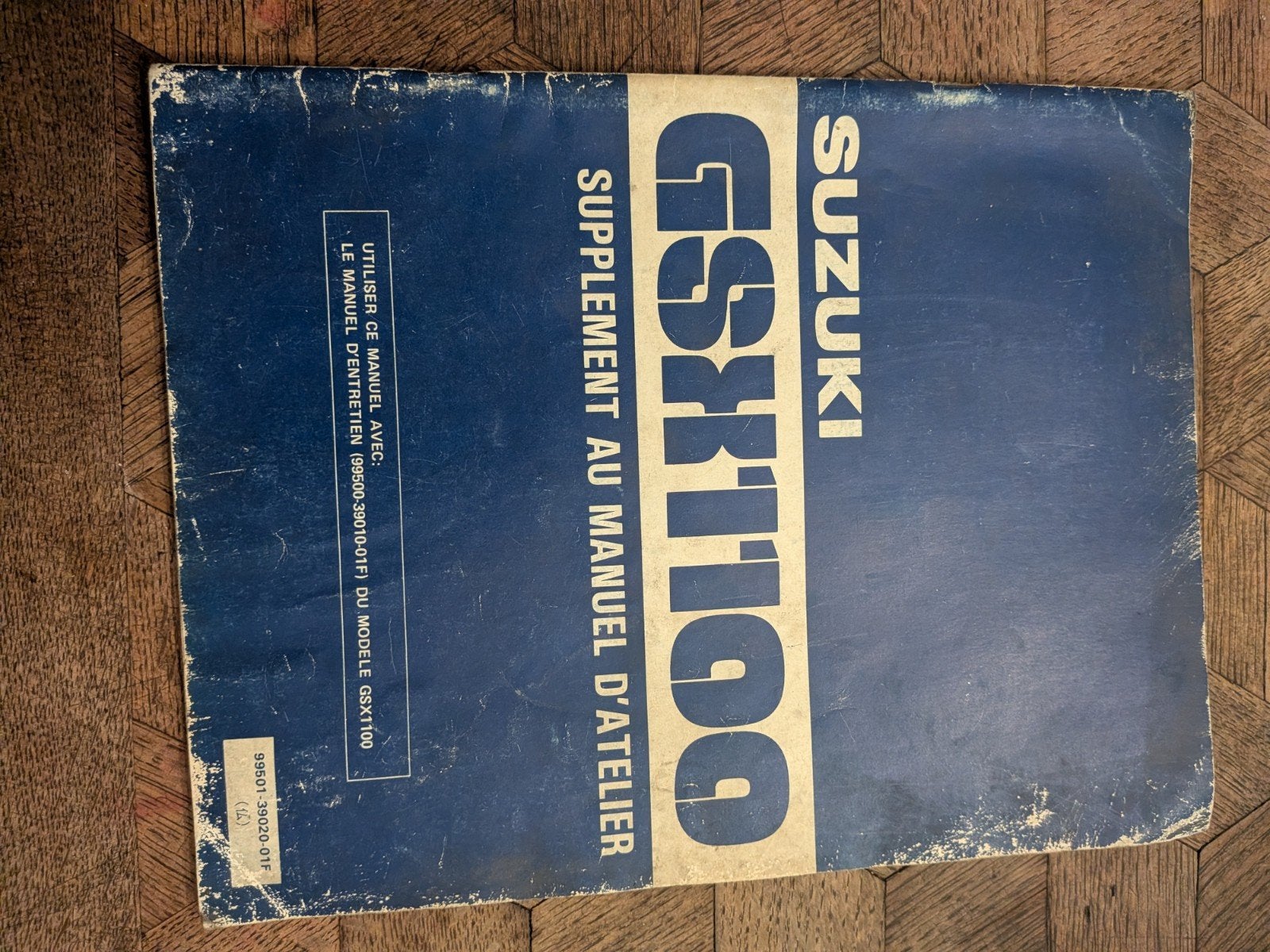 Suzuki GSX1100 1982 - Supplement voor de onderhoudshandleidi, Ophalen, Suzuki