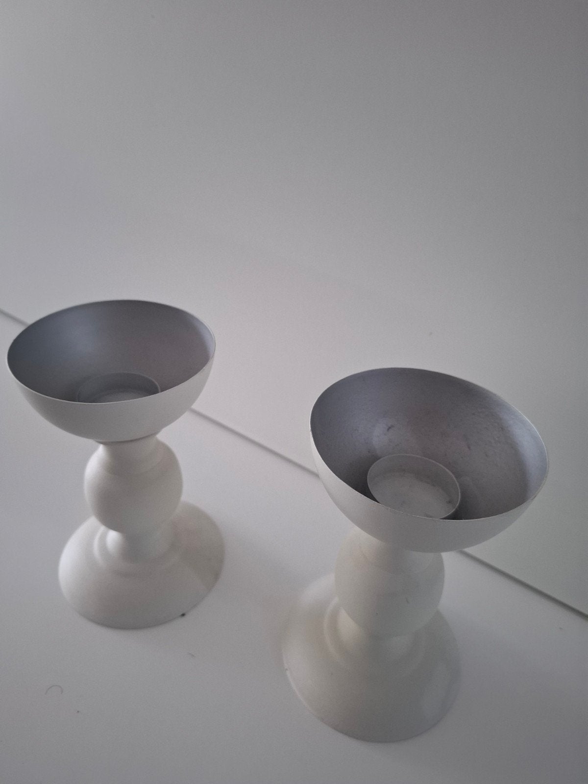 2 theelicht houdertjes, Ophalen