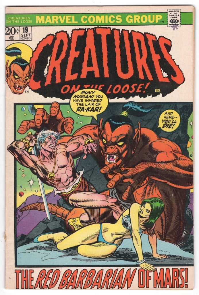 Creatures on the Loose (Marvel, 1971) #19, Comics, Enlèvement ou Envoi, Utilisé, Amérique