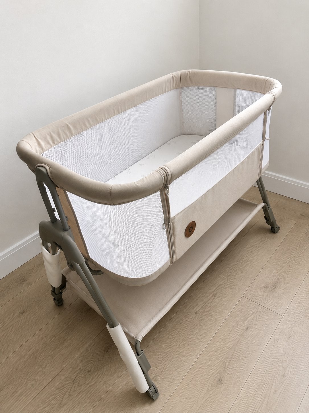 Lit cododo beige Lionelo Leonie, Enlèvement, Utilisé, Lit
