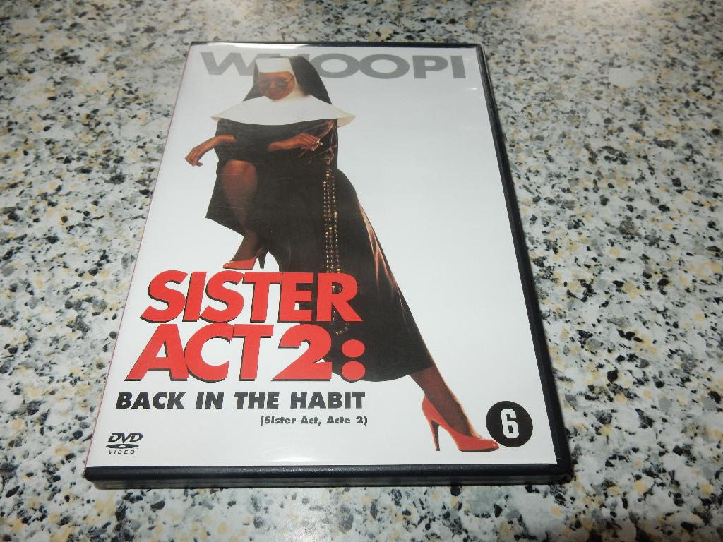 nr.1007 - Dvd: Sister Act 2 : Back In The Habit, Vanaf 6 jaar, Ophalen of Verzenden, Zo goed als nieuw, Actiekomedie