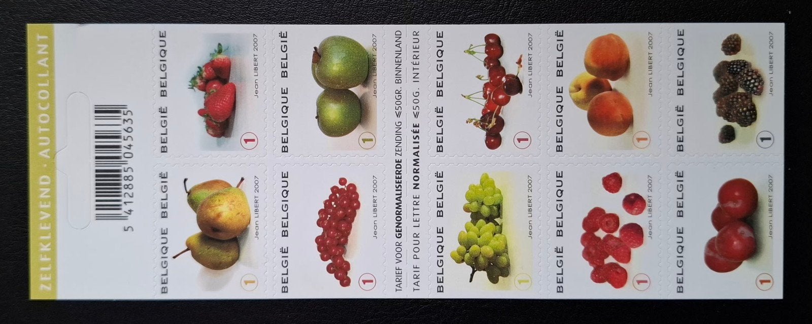 België: OBP 3685/94-B78 ** Fruit 2007., Frankeerzegel, Ophalen of Verzenden, Zonder stempel, Postfris