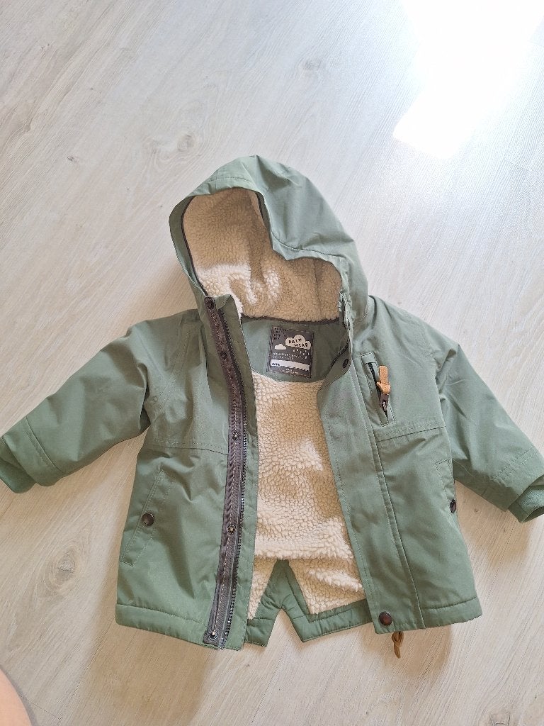 Next REGULAR FIT - Regenjas - sage green: baby, Kinderen en Baby's, Ophalen, Zo goed als nieuw, Jasje, Next