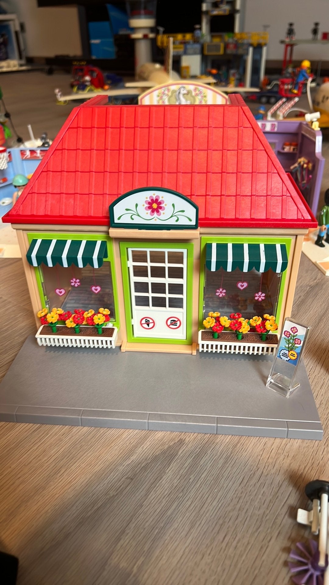 Bloemenwinkel Playmobil, Kinderen en Baby's, Ophalen, Gebouw, Complete set, Nieuw