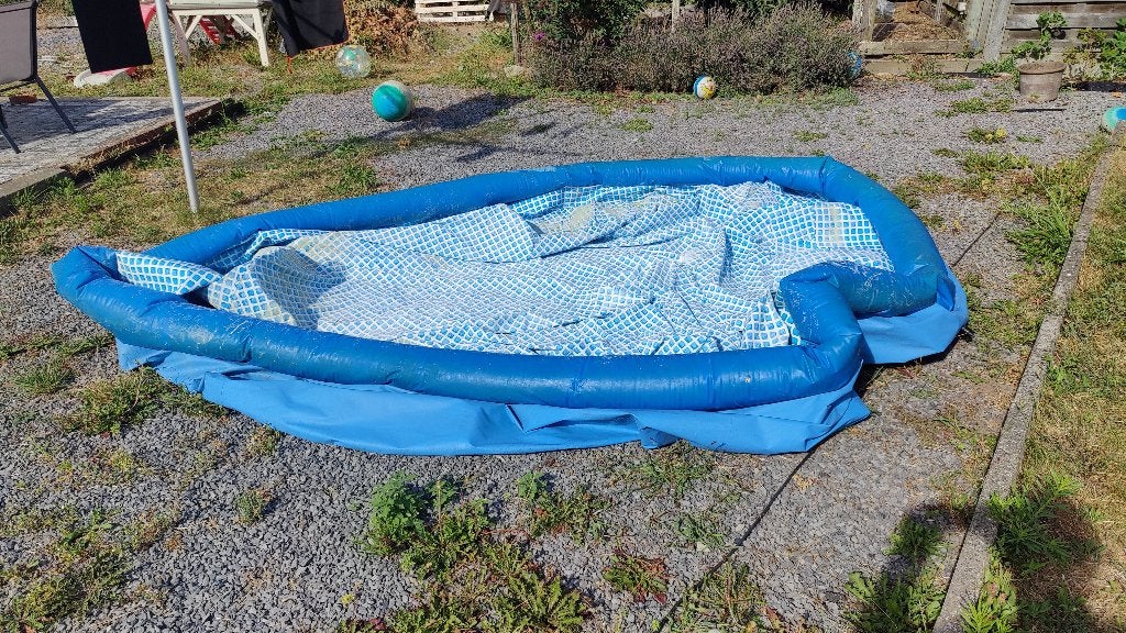 Intex zwembad 3.96 x 0.84  met solar cover en zonne mat, Ophalen, Gebruikt, Overige typen