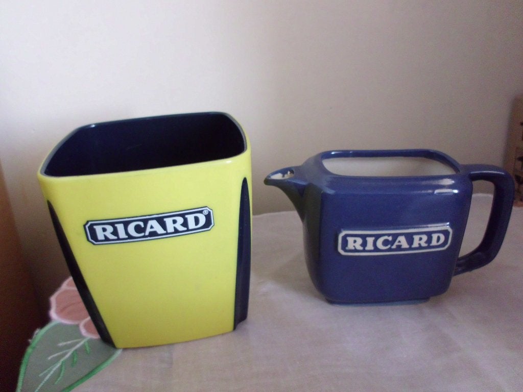 RICARD 1BLAUW KRUIKJE EN BEKER VOOR IJSBLOKJES, Enlèvement, Neuf, Ustensile