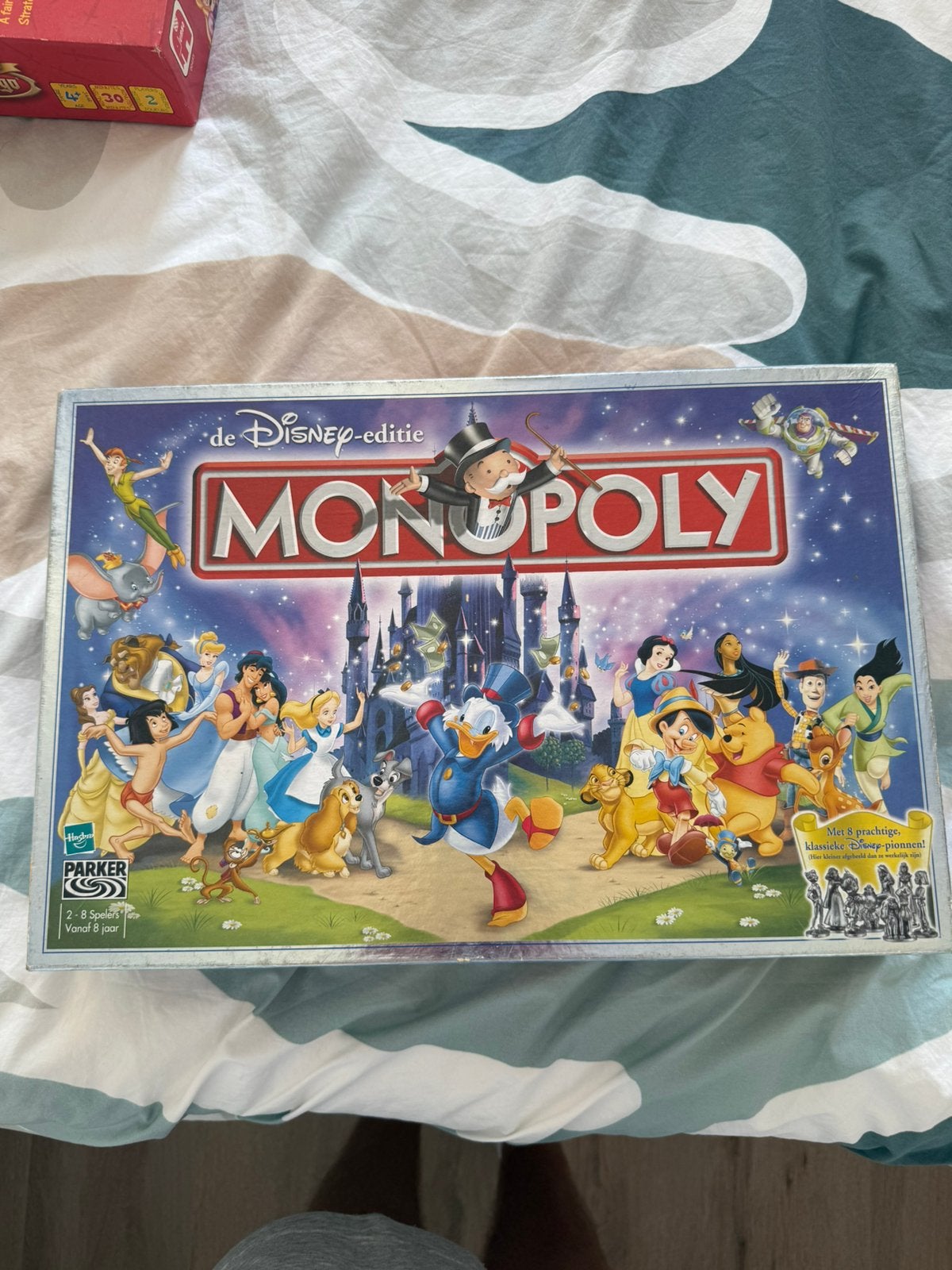 Disney Monopoly 2002Nederlands  6 van de 8 originele pionnen, Ophalen of Verzenden, Zo goed als nieuw