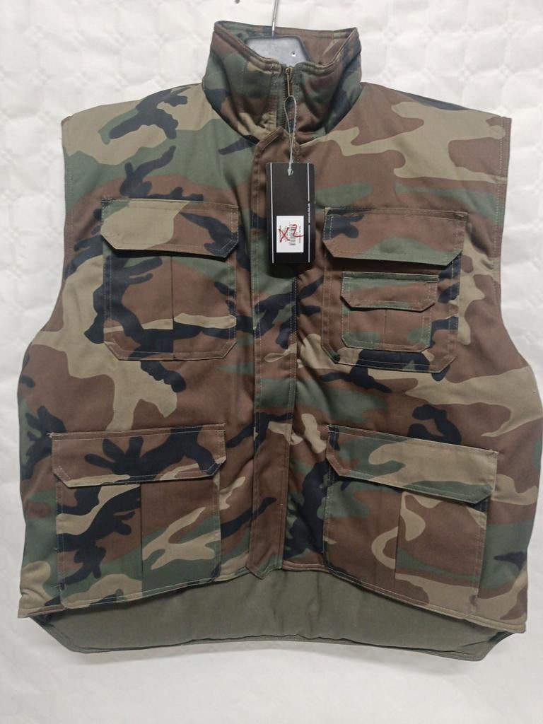 MIL-TEC tactisch vest met meerdere zakken Camo-voering, Overige kleuren, Verzenden, Mil-tec, Nieuw