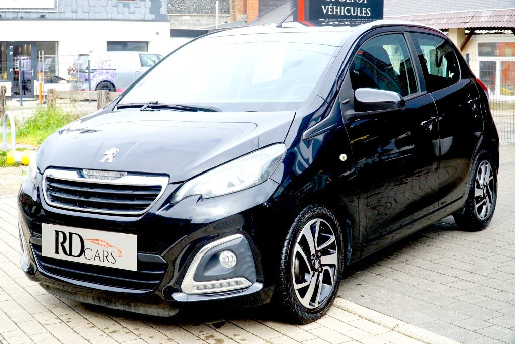 PEUGEOT 108 1,2CC VTI 81706 KM GARANTIE 1 AN, Autos, Euro 6, Entreprise, Boîte manuelle, Noir