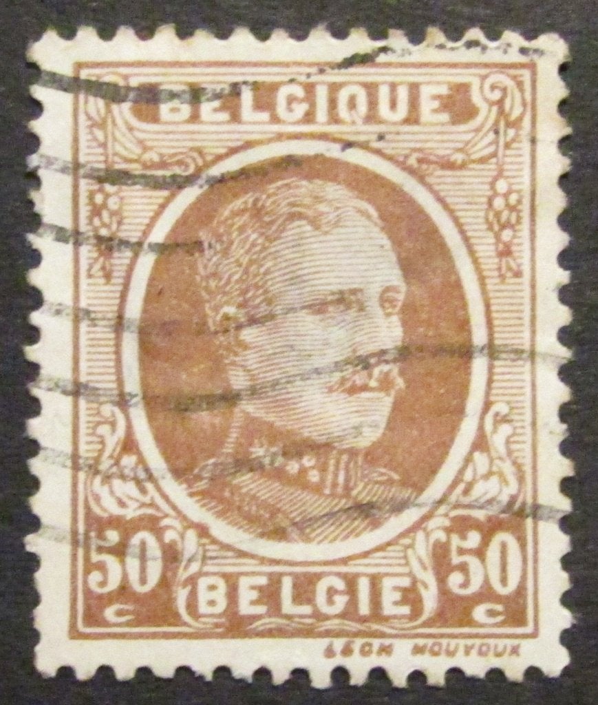 50 centiemen OBC 203b afgestempeld, Met stempel, Koninklijk huis, Frankeerzegel, Ophalen of Verzenden