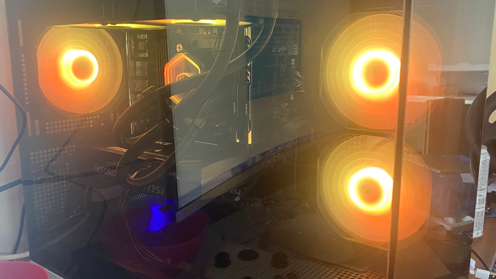 Gaming pc wit rtx5060 ryzen 7, Enlèvement, Comme neuf, Gaming